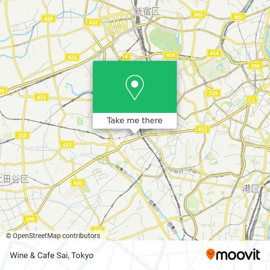 Wine & Cafe Sai map