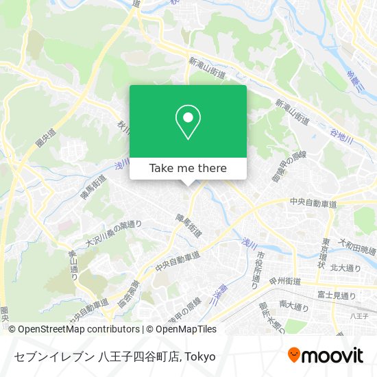 セブンイレブン 八王子四谷町店 map