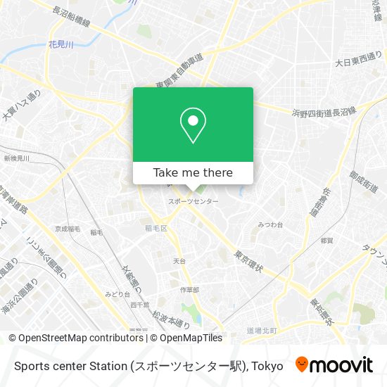 Sports center Station (スポーツセンター駅) map