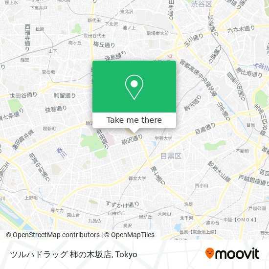 ツルハドラッグ 柿の木坂店 map