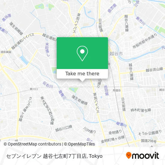 セブンイレブン 越谷七左町7丁目店 map