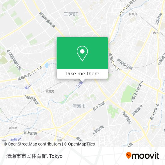 清瀬市市民体育館 map