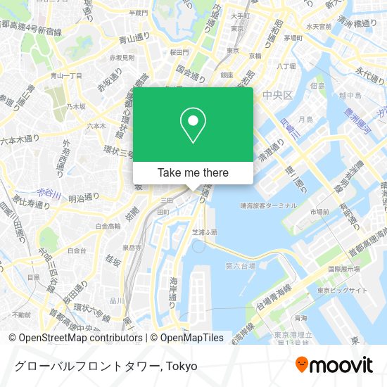 グローバルフロントタワー map