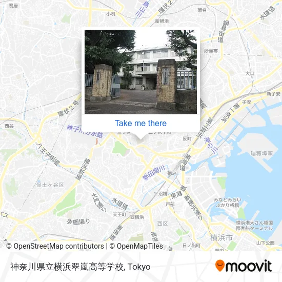 神奈川県立横浜翠嵐高等学校 map
