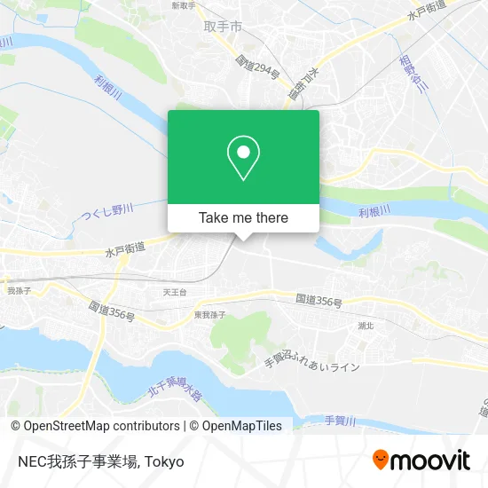 NEC我孫子事業場 map