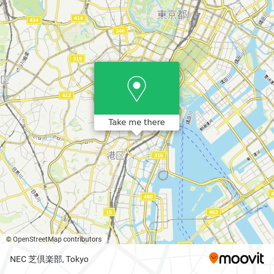 NEC 芝倶楽部 map