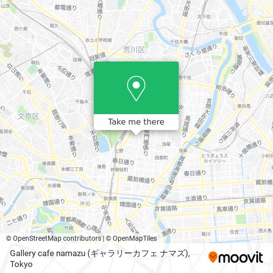 Gallery cafe namazu (ギャラリーカフェ ナマズ) map