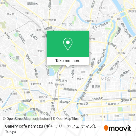 Gallery cafe namazu (ギャラリーカフェ ナマズ) map