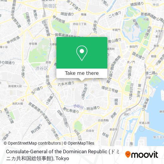 Consulate-General of the Dominican Republic (ドミニカ共和国総領事館) map