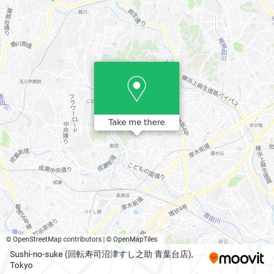 Sushi-no-suke (回転寿司沼津すし之助 青葉台店) map