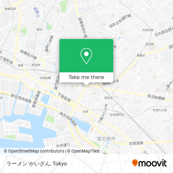 ラーメン かいざん map