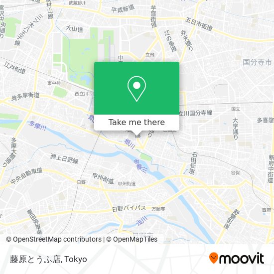 藤原とうふ店 map