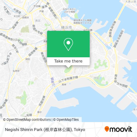 Negishi Shinrin Park (根岸森林公園) map