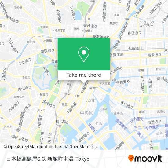 How To Get To 日本橋高島屋s C 新館駐車場 In 中央区 By Metro Or Bus Moovit