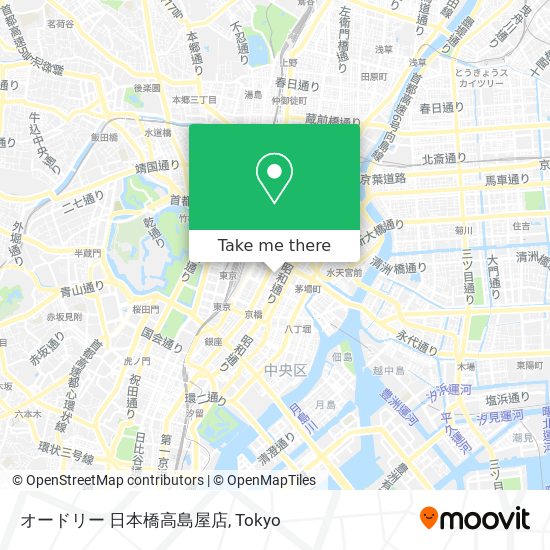 How To Get To オードリー 日本橋高島屋店 In 中央区 By Metro Or Bus