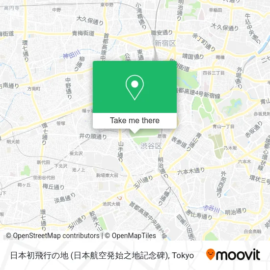 日本初飛行の地 (日本航空発始之地記念碑) map