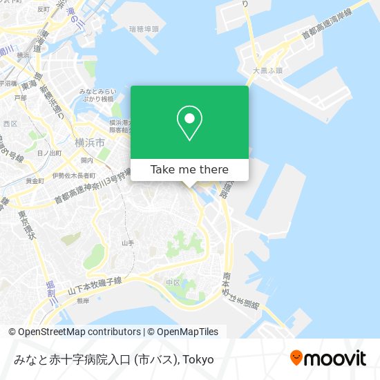 みなと赤十字病院入口 (市バス) map