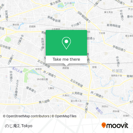 のじ庵2 map