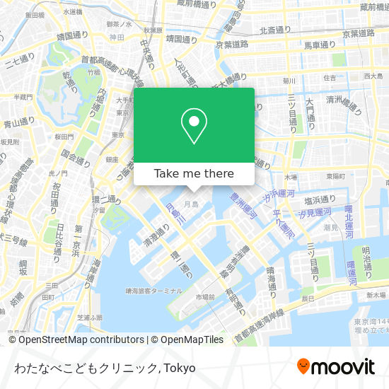 わたなべこどもクリニック map