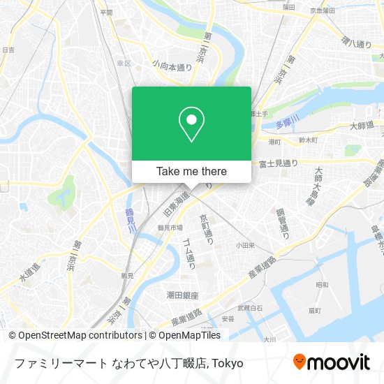 ファミリーマート なわてや八丁畷店 map