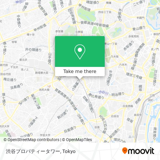 渋谷プロパティータワー map