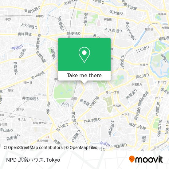 NPD 原宿ハウス map