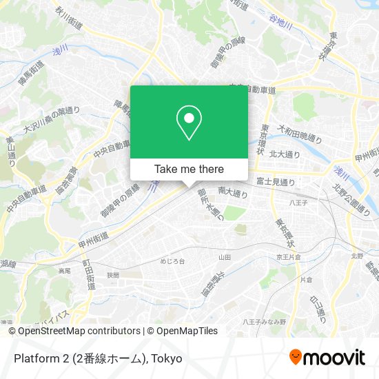 Platform 2 (2番線ホーム) map