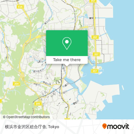 横浜市金沢区総合庁舎 map