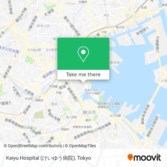 Keiyu Hospital (けいゆう病院) map