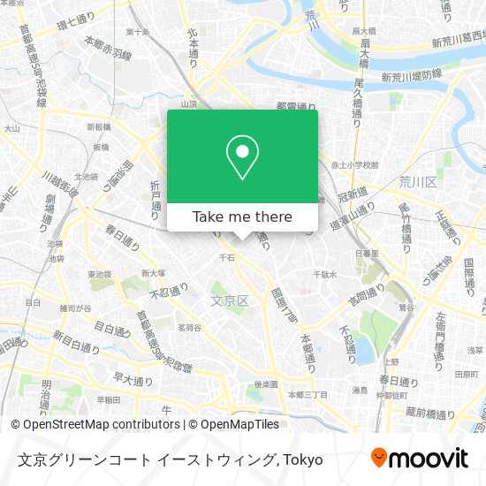 文京グリーンコート イーストウィング map