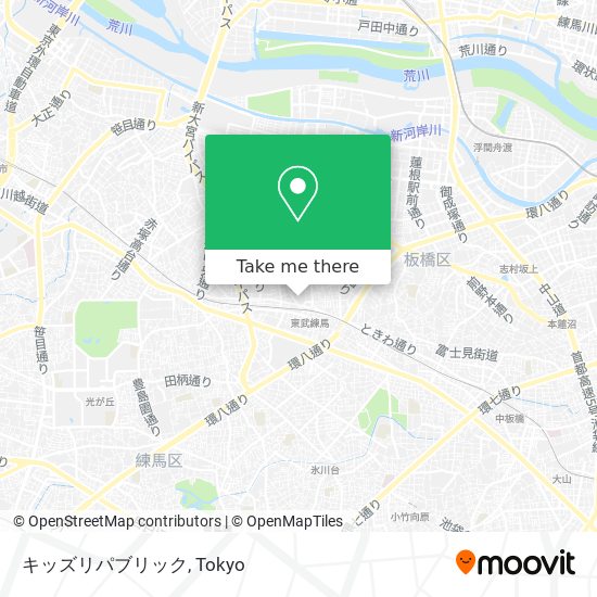 キッズリパブリック map