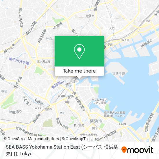 SEA BASS Yokohama Station East (シーバス 横浜駅東口) map