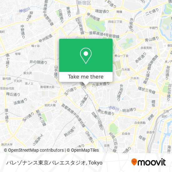 バレゾナンス東京バレエスタジオ map