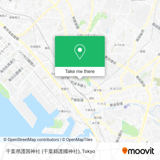 千葉県護国神社 (千葉縣護國神社) map