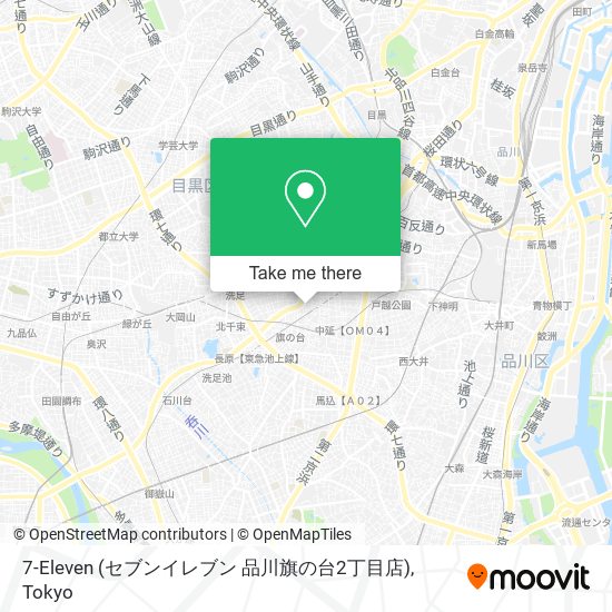 7-Eleven (セブンイレブン 品川旗の台2丁目店) map