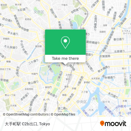 大手町駅 C2b出口 map