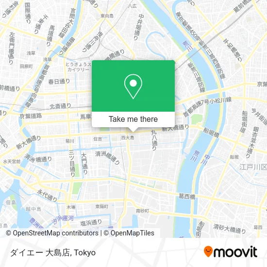 ダイエー 大島店 map