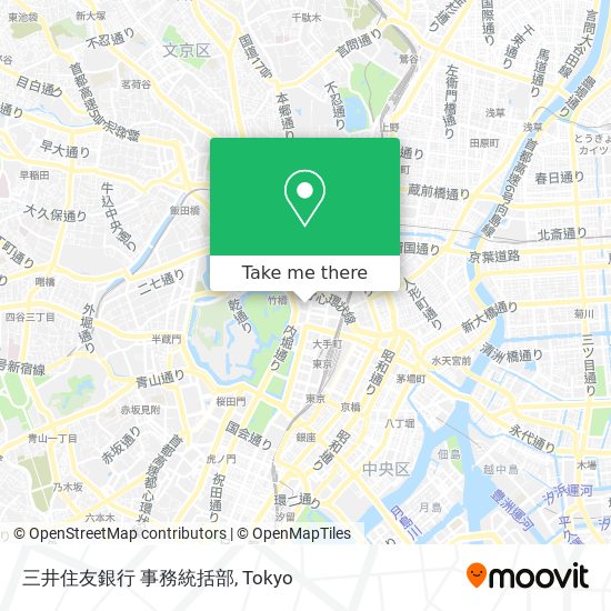 三井住友銀行 事務統括部 map