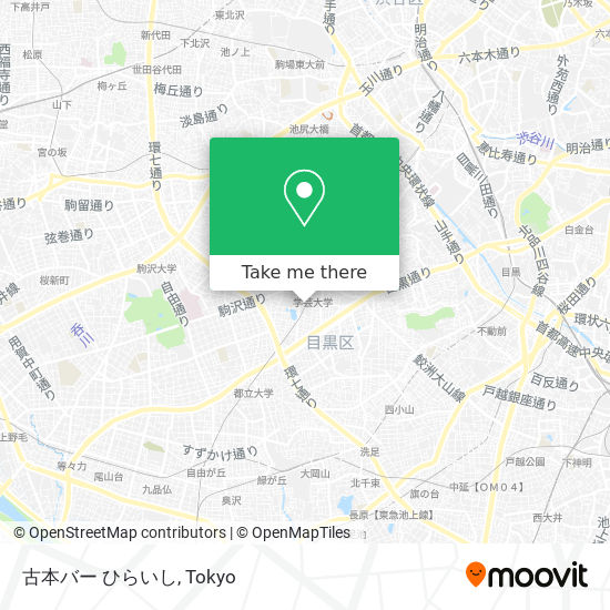 古本バー ひらいし map