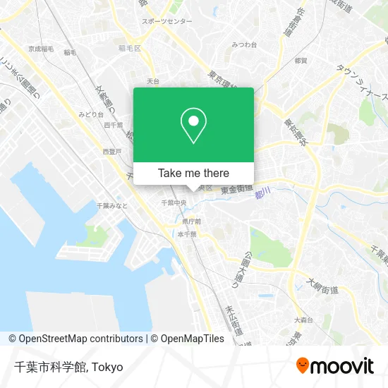 千葉市科学館 map