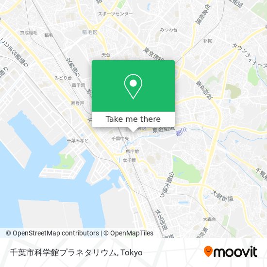 千葉市科学館プラネタリウム map
