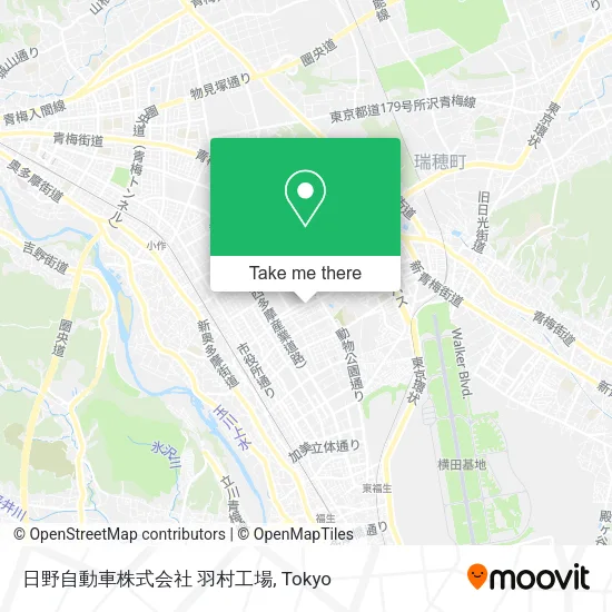 日野自動車株式会社 羽村工場 map