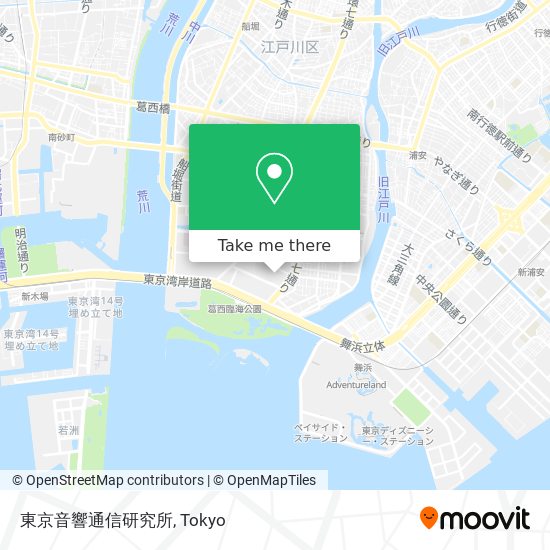 東京音響通信研究所 map