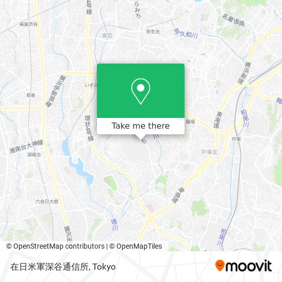在日米軍深谷通信所 map