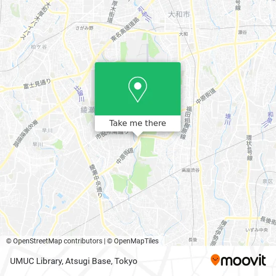 UMUC Library, Atsugi Base map