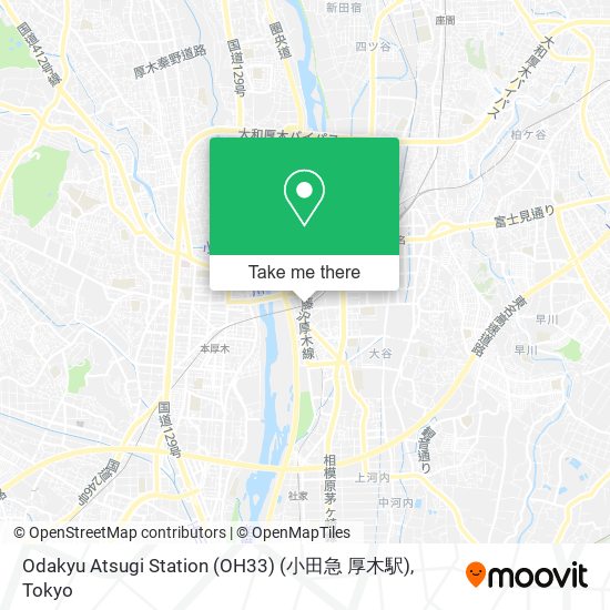 Odakyu Atsugi Station (OH33) (小田急 厚木駅) map