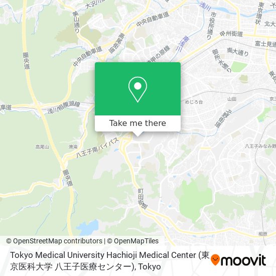 How To Get To Tokyo Medical University Hachioji Medical Center 東京医科大学 八王子医療センター In 八王子市 By Bus Or Metro Moovit