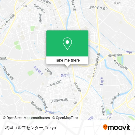 武里ゴルフセンター map
