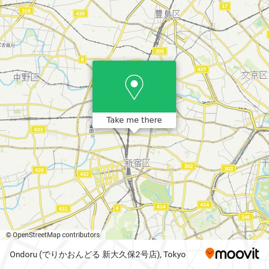 Ondoru (でりかおんどる 新大久保2号店) map