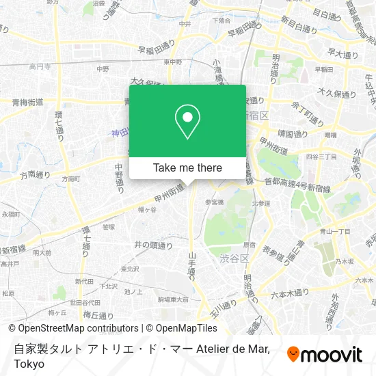 自家製タルト アトリエ・ド・マー Atelier de Mar map